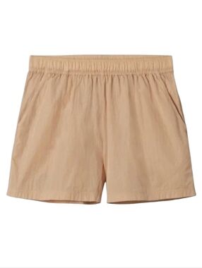 TNA Claremont Shorts - High Waist Pull On Running Short - Sand Bluff